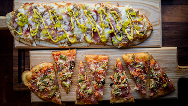 Wood Fired Flatbreads at Meril