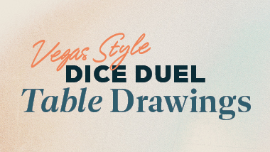 Vegas Style Dice Duel Table Drawings Casino Promotion