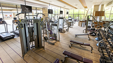 fitness center at the M Resort