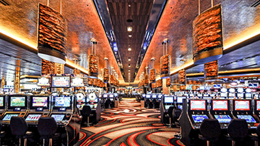 slots on a casino floor